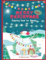 "Merry Christmas Coloring Book for Adults