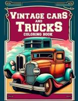 Vintage Cars and Trucks Coloring Book