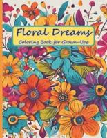 Floral Dreams Coloring Book for Grown-Ups