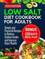 Low Salt Diet Cookbook for Adults