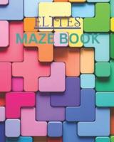 Elites Maze Puzzle Book - 30 Pages Kids and All Age Puzzle Book