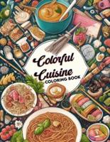Colorful Cuisine Coloring Book