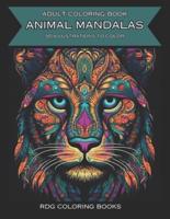 Animal Mandalas Coloring Book for Adults