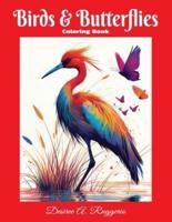 "Birds & Butterflies" Teen/Adult Coloring Book