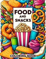 Food and Snacks Coloring Book