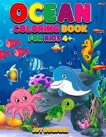 Ocean Coloring Book For Kids Ages 4 - 8