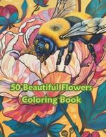 50 Beautiful Flowers Coloring Book