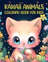 Kawaii Animals Coloring Book for Kids Ages 2-4