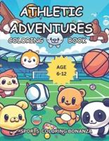 Athletic Adventures Coloring Book