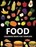 Food Coloring Book For Toddlers