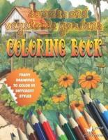 Summer Garden and Vegetables Coloring Book