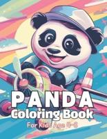 PANDA Coloring Book For Kids Age 4-8
