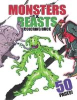 Monsters & Beasts Coloring Book
