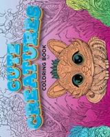 Cute Creature - Coloring Book With Fun, Easy, and Relaxing Coloring Pages