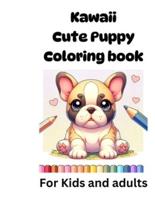 Cute Kawaii Puppy Coloring Book