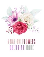 111 Amazing Flowers Coloring Book