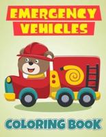 Emergency Vehicles Coloring Book