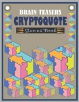 Brain Teasers Cryptoquote Games Book