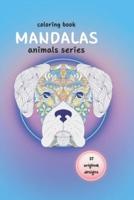 Coloring Page. Mandala Animals Series