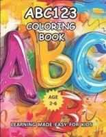 ABC123 Coloring Book