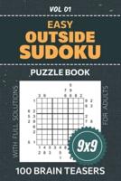 Outside Sudoku Puzzle Book For Adults