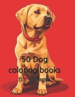Coloring Book 50 Dogs