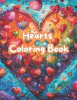 Hearts Coloring Book
