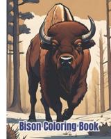 Bison Coloring Book