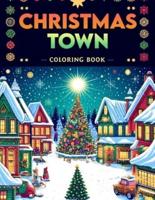 Christmas Town Coloring Book