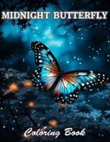 Midnight Butterfly Coloring Book