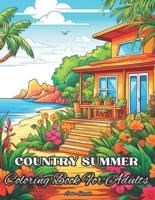 Country Summer Coloring Book For Adults