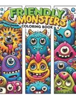 Friendly Monsters Coloring Book