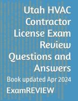 Utah HVAC Contractor License Exam Review Questions and Answers