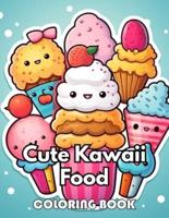 Cute Kawaii Food Coloring Book for Kids