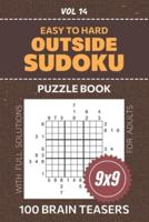 Outside Sudoku Puzzle Book For Adults