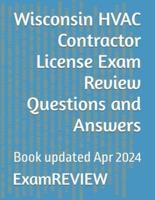 Wisconsin HVAC Contractor License Exam Review Questions and Answers
