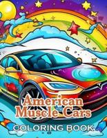 American Muscle Cars Coloring Book for Adult