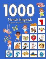 1000 Norsk Engelsk Illustrert Tospråklig Ordforråd (Svart Og Hvit Utgave)