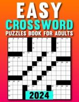Easy Crossword Puzzles Book For Adults 2024