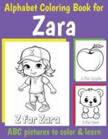 Zara Personalized Coloring Book