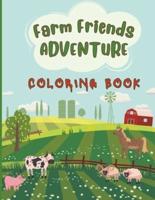 Farm Friends Adventure Coloring Book