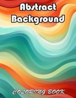 Abstract Background Coloring Book for Adults