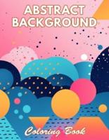 Abstract Background Coloring Book for Adults