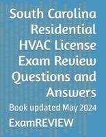 South Carolina Residential HVAC License Exam Review Questions and Answers