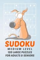 Sudoku Medium Level 120 Large Puzzles for Adults & Seniors