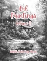 Oil Paintings Adult Coloring Book Grayscale Images By TaylorStonelyArt