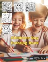 Childrens Day Coloring Book