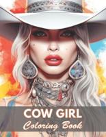 Cow Girl Coloring Book