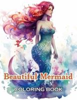 Beautiful Mermaid Coloring Book