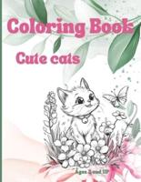 Coloring Book Cute Cats